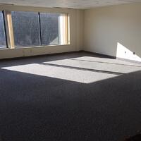 Room prepared for office furniture installation